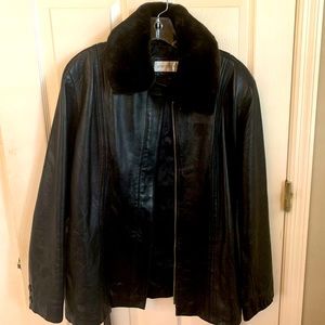 Ladies Jones New York 100% Leather jacket sz L - excellent condition!